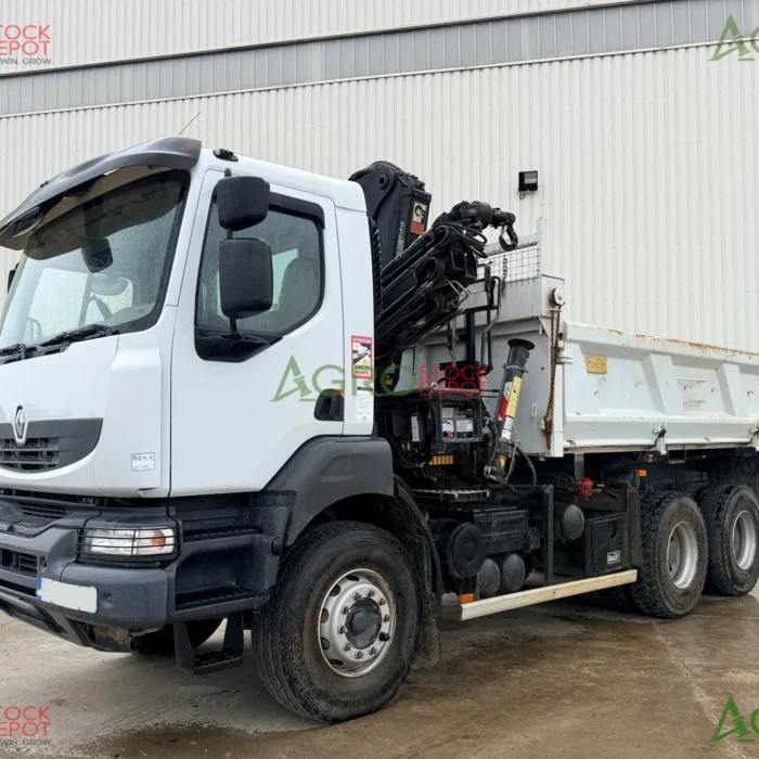 2010 Renault Kerax 6x4 Dump Truck w/ Hiab Crane